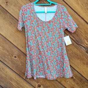 LULAROE 88 PERFECT T MULTICOLOR FLORAL